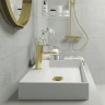 Раковина Deante Correo 60 CQR_AU6S Алебастр искусственный камень (литьевой мрамор) накладная