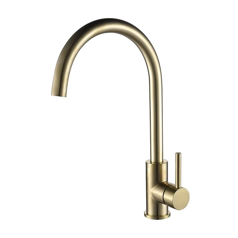Смеситель для кухни Oliveeka KS OL-963002-BG цвет Золото матовое