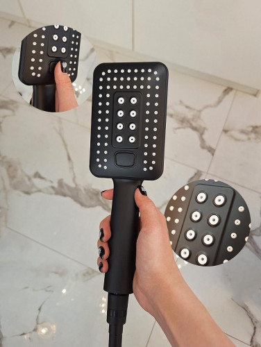 Смеситель для ванны AltroBagno Aperto 0211 NeOp цвет Черный матовый