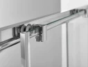 Душевая дверь Vincea Alpha 110 VDS-3AL110CLGM профиль Вороненая сталь стекло прозрачное