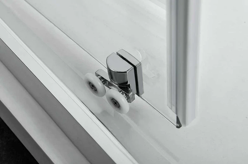 Душевая дверь Vincea Alpha 110 VDS-3AL110CLGM профиль Вороненая сталь стекло прозрачное