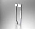 Душевая дверь Vincea Alpha 110 VDS-3AL110CLGM профиль Вороненая сталь стекло прозрачное