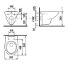 Унитаз с инсталляцией Roca Mateo 346200000+ZRU9302822 + Grohe Rapid SL 38772001 с сиденьем Микролифт и клавишей смыва Хром