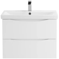 Тумба под раковину BelBagno Marino-Cer 70 MARINO-CER-700-2C-SO-BL-P подвесная Bianco Lucido МДФ / ЛДСП