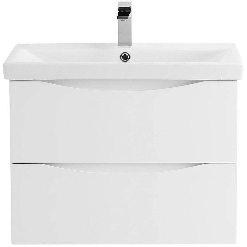 Тумба под раковину BelBagno Marino-Cer 70 MARINO-CER-700-2C-SO-BL-P подвесная Bianco Lucido МДФ / ЛДСП