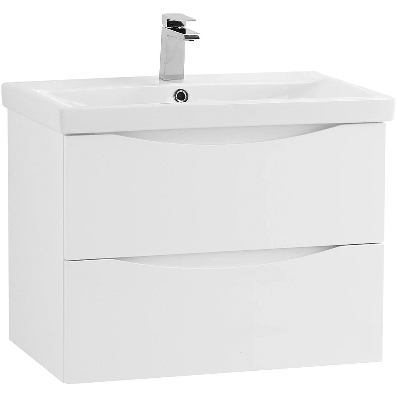 Тумба под раковину BelBagno Marino-Cer 70 MARINO-CER-700-2C-SO-BL-P подвесная Bianco Lucido МДФ / ЛДСП