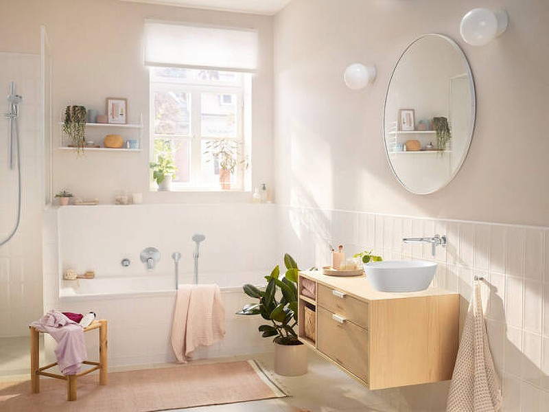 Смеситель для раковины Hansgrohe Rebris S 72528000 Хром латунь встраиваемый
