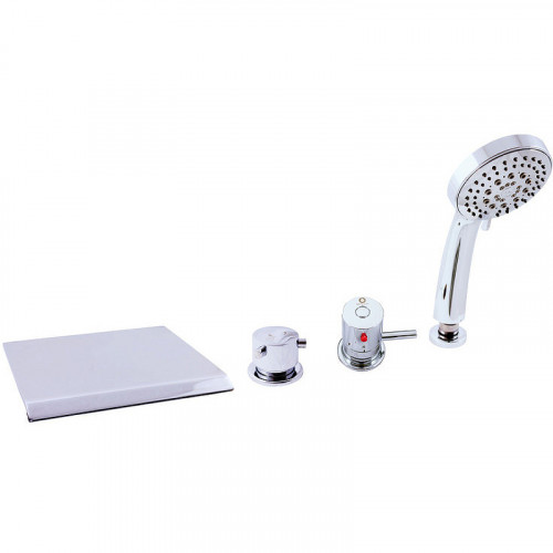 Смеситель на борт ванны Rav Slezak Dunaj Termostat DT274.5P с термостатом Хром латунь