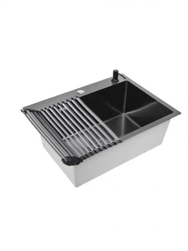 Кухонная мойка Wisent 60 WS36050B/WGER019B/W405B/W325014 цвет Графит