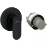 Смеситель для душа Hansgrohe Rebris S 72648670 Черный матовый латунь встраиваемый