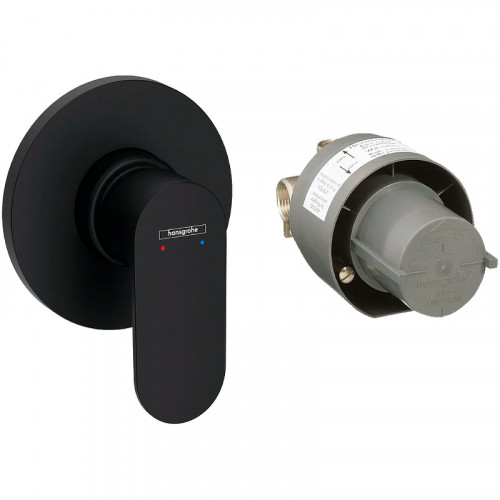 Смеситель для душа Hansgrohe Rebris S 72648670 Черный матовый латунь встраиваемый