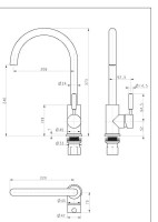 Смеситель для кухни Paulmark Holstein Ho212063-307 Терракот