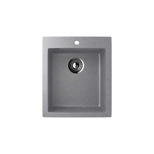 Кухонная мойка Ulgran Classic U-404-342 Графит со смесителем Splenka S201.40.09 Графит матовый