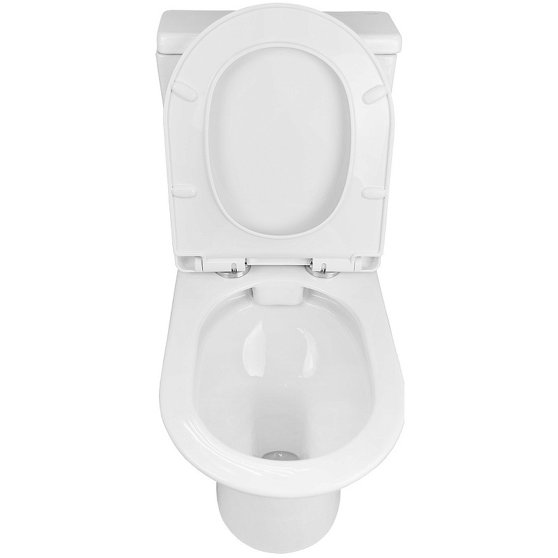 Унитаз компакт Azario Fretta New AZ-1223B с бачком и сиденьем Микролифт