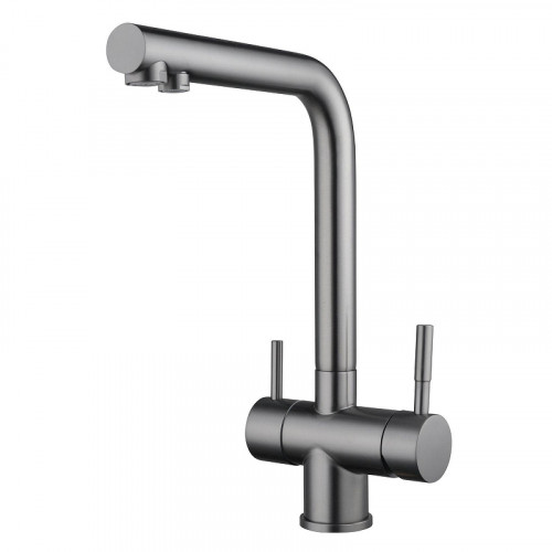 Смеситель для кухни Shevanik S468T цвет Оружейная сталь