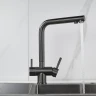 Смеситель для кухни Shevanik S468T цвет Оружейная сталь