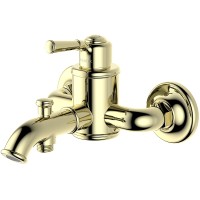 Смеситель для ванны Aquatek Классик AQ1540PG Полированное золото латунь на стену
