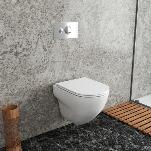 Унитаз Owl 1975 Wave Cirkel-H TOWLT190801 подвесной с сиденьем Микролифт фарфор подвесной