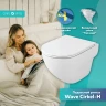 Унитаз Owl 1975 Wave Cirkel-H TOWLT190801 подвесной с сиденьем Микролифт фарфор подвесной