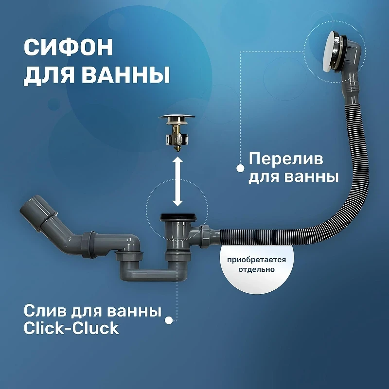 Акриловая ванна Vincea 170х70 VBT-2B170-LG цвет Белый