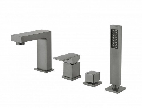 Смеситель на борт ванны Grocenberg GB6008-1BG цвет Графит