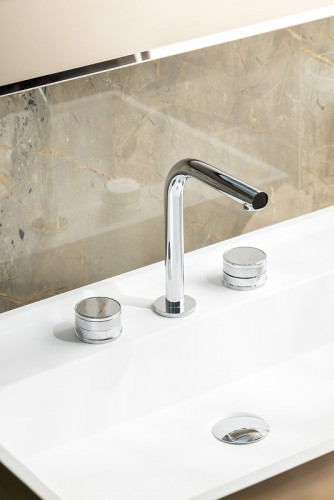 Смеситель для раковины Boheme Prestige 152-CR-PR Хром латунь