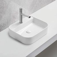 Раковина Vincea 50 VBS-50550 Белая фарфор накладная