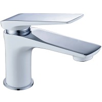 Смеситель для раковины Lemark Allegro LM5906CW Хром Белый латунь