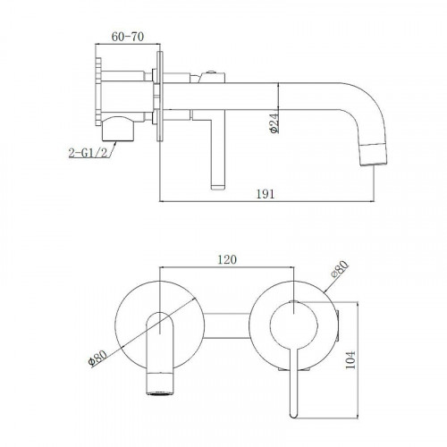 Смеситель для раковины Splenka S221.11.03 цвет Золото матовое