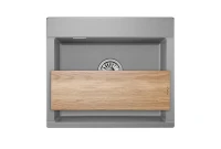 Кухонная мойка Granula Estetica 58 5804 цвет Алюминиум