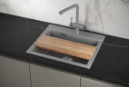 Кухонная мойка Granula Estetica 58 5804 цвет Алюминиум