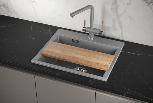 Кухонная мойка Granula Estetica 58 5804 цвет Алюминиум