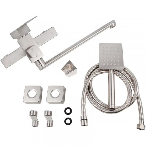 Смеситель для ванны Viko V-7735 универсальный Серебро латунь на стену