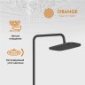 Душевая система Orange T02S4-911b Черная латунь на стену