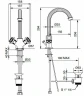 Смеситель для раковины Cezares Olimp LS2 OLIMP-LS2-02-Sw Бронза латунь