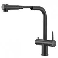 Смеситель для кухни Milacio Ultra MCU.561.TB цвет Total Black