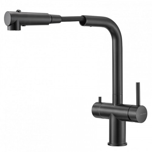 Смеситель для кухни Milacio Ultra MCU.561.TB цвет Total Black