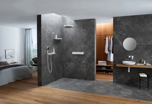 Верхний душ Hansgrohe Rainfinity 26231000 Хром алюминий на потолок