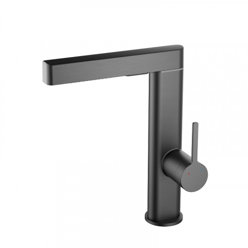 Смеситель для кухни Vincea VKF-22GM цвет Вороненая сталь