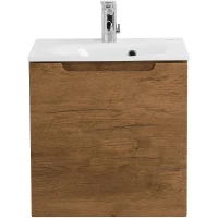Тумба под раковину BelBagno Etna 50 L ETNA-500-1A-SO-RN-P-L подвесная Rovere Nature МДФ / ЛДСП