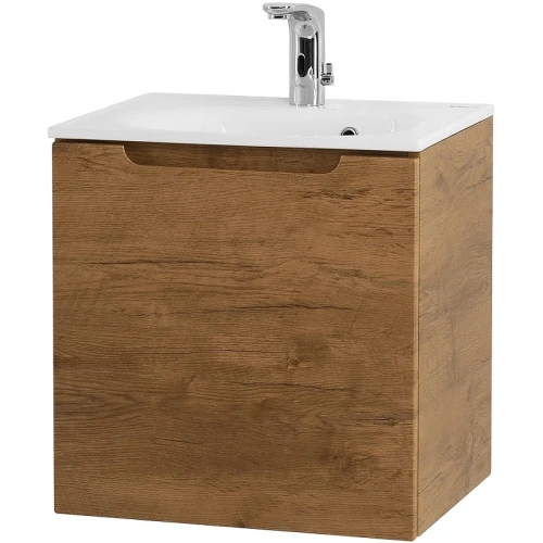 Тумба под раковину BelBagno Etna 50 L ETNA-500-1A-SO-RN-P-L подвесная Rovere Nature МДФ / ЛДСП