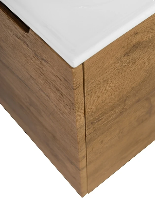 Тумба под раковину BelBagno Etna 50 L ETNA-500-1A-SO-RN-P-L подвесная Rovere Nature МДФ / ЛДСП