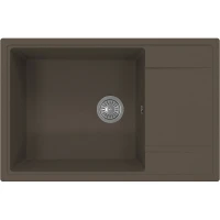 Кухонная мойка Florentina Липси-780 XL 20.505.D0780.303 Мокко искусственный камень (литьевой мрамор) встраиваемый