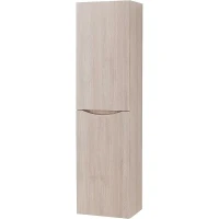Шкаф пенал BelBagno Fly-Marino 40 L FLY-MARINO-1500-2A-SC-RG-P-L подвесной Rovere grigio МДФ / ЛДСП