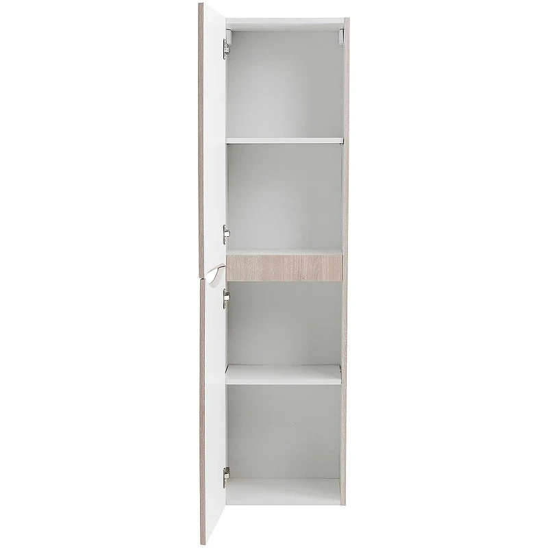 Шкаф пенал BelBagno Fly-Marino 40 L FLY-MARINO-1500-2A-SC-RG-P-L подвесной Rovere grigio МДФ / ЛДСП