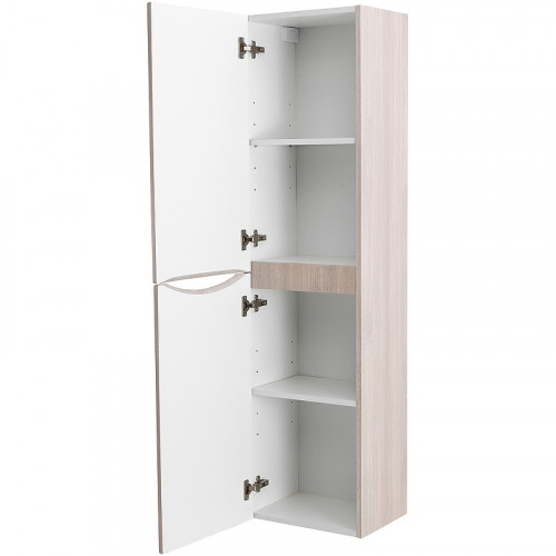 Шкаф пенал BelBagno Fly-Marino 40 L FLY-MARINO-1500-2A-SC-RG-P-L подвесной Rovere grigio МДФ / ЛДСП