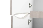 Шкаф пенал BelBagno Fly-Marino 40 L FLY-MARINO-1500-2A-SC-RG-P-L подвесной Rovere grigio МДФ / ЛДСП