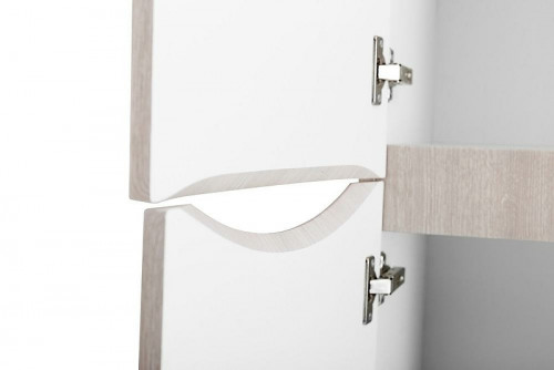 Шкаф пенал BelBagno Fly-Marino 40 L FLY-MARINO-1500-2A-SC-RG-P-L подвесной Rovere grigio МДФ / ЛДСП