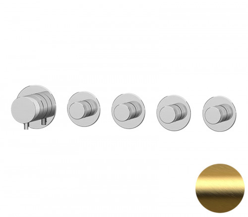 Смеситель для душа Remer X Style N98D4PBG цвет Золото брашированное