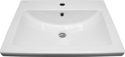 Комплект мебели для ванной DIWO Коломна 60 1101934 цвет Глянцевый белый